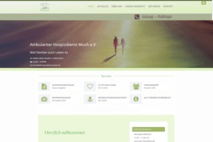 Reasisierung mit WordPress Ambulanter Hospizdienst Much e.V.